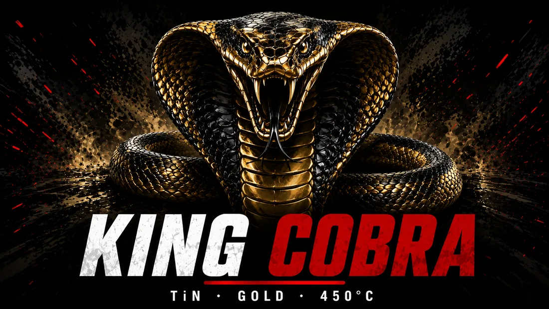 King Cobra — Crystallume TiN coating