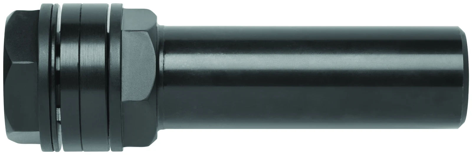 RobbJack NAB ultra-precision saw arbor with clamping nut, spacers, and flange