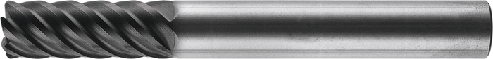 6 Flute Tuffy Grade Die/Mold End Mill for Hardened Material — HM-602-08