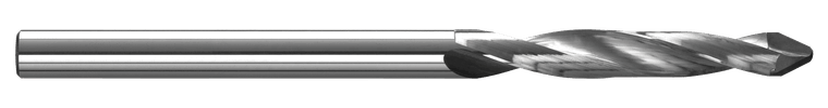 PCD Diamond Drill 118/62-deg CFRP Taper Tip One Shot Drill and Reamer — PCD-11862-0625